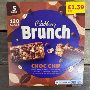 Cadbury Brunch Choc Chip Cereal Bars