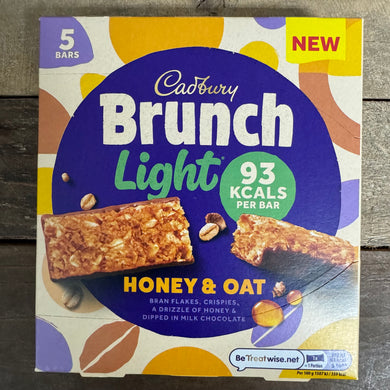 Cadbury Brunch Light Honey & Oat Milk Chocolate Cereal Bars