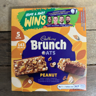 Cadbury Brunch Oats Peanut Milk Chocolate Cereal Bars
