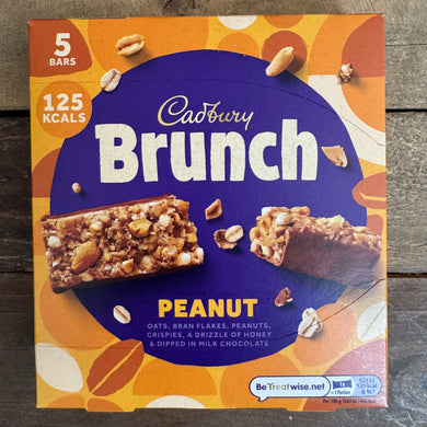Cadbury Brunch Peanut Milk Chocolate Cereal Bars