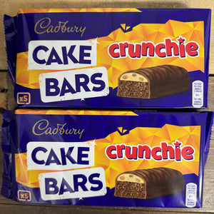 Cadbury Crunchie Cake Bars