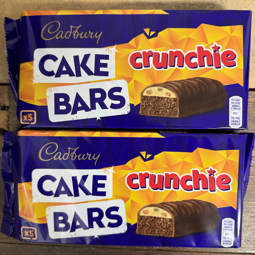 Cadbury Crunchie Cake Bars