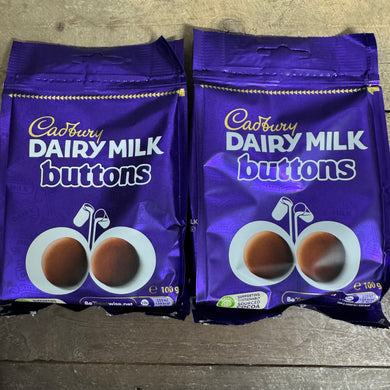 Cadbury Dairy Milk Chocolate Buttons Share Bags