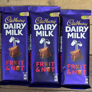 Cadbury Dairy Milk Fruit & Nut Chocolate Bars