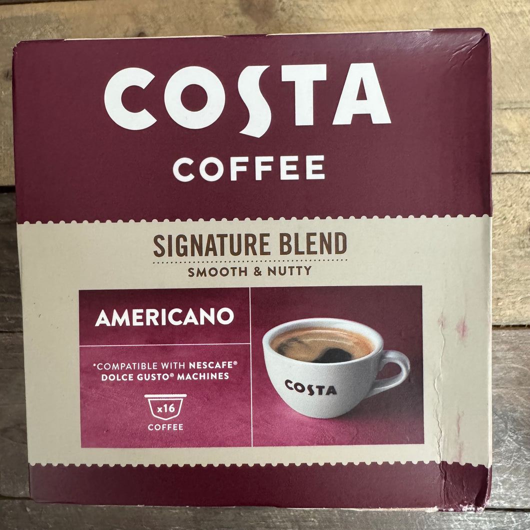 Costa Signature Blend Americano Dolce Gusto Pods
