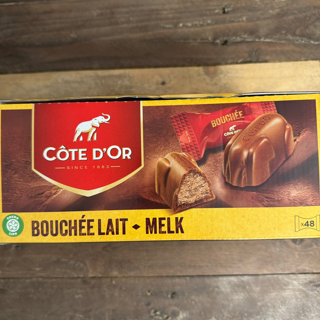 48x Côte d'Or Bouchée Milk Chocolates (1 Box of 48x25g) & Low Price ...