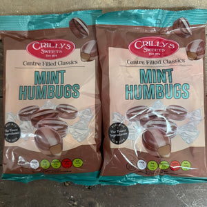 3x Crilly’s Mint Humbugs Share Bags (3x100g) & Low Price Foods Ltd