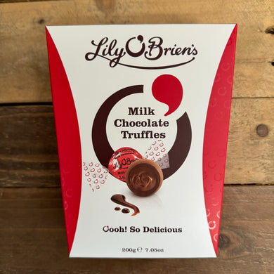 200g Lily O'Brien's Milk Chocolate Truffles Box (1x200g)