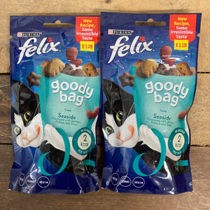 Felix Goody Bag Cat Treats Seaside Mix Bags