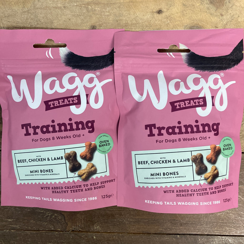 3x Wagg Dog Training Treats (3x125g) & Low Price Foods Ltd