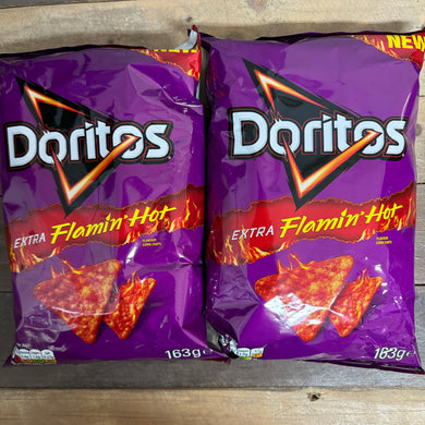 Doritos Tortilla Chips Extra Flamin' Hot Crisps