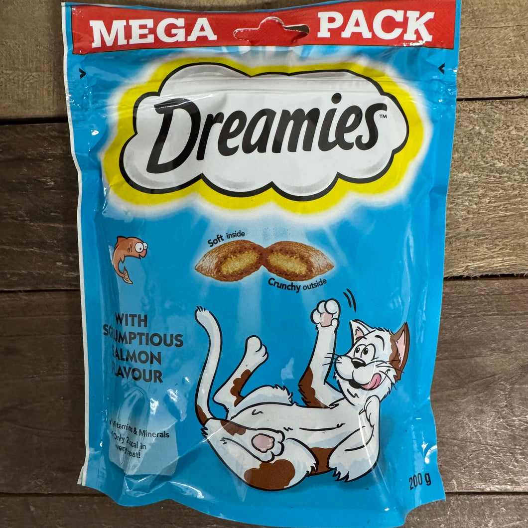 Dreamies Cat Treat Biscuits with Salmon Flavour Mega Pack