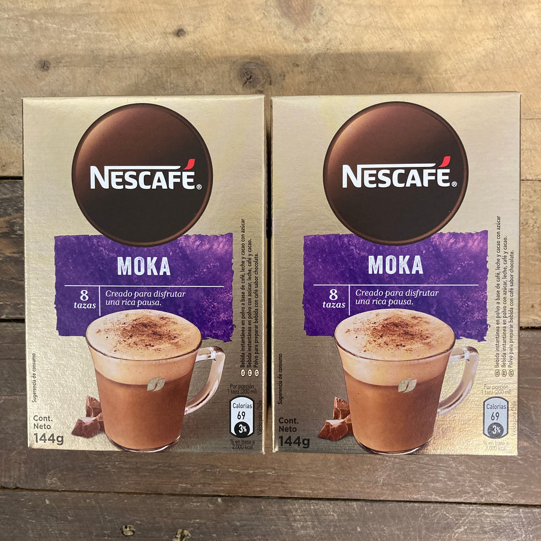 16x Nescafe Mocha Instant Coffee Sachets (2 Boxes of 8 Sachets)