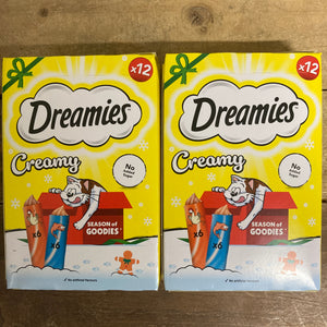 Dreamies Creamy Snacks with Chicken & Salmon
