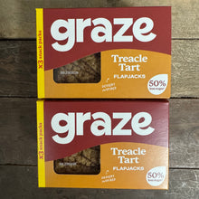 6x Graze Snack Box Treacle Tart Flapjacks Packs (2 Boxes of 3x50g)