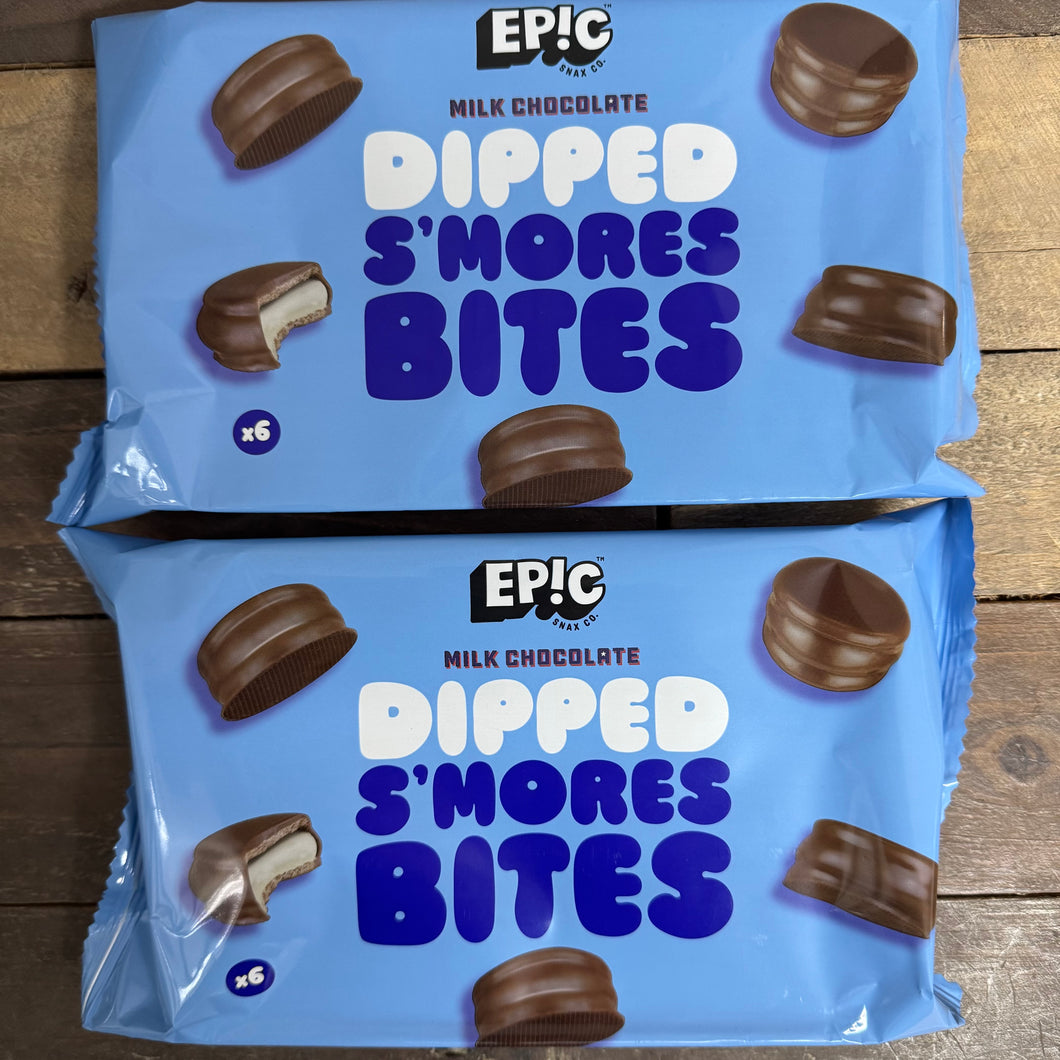 Epic Snax Co. Milk Chocolate Dipped S'mores Bites