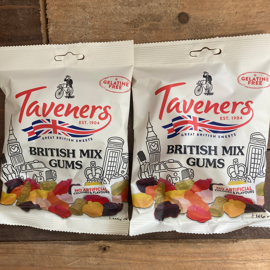 3x Taveners British Mix Gums Bags 3x165g Low Price Foods Ltd 3x Taveners British Mix Gums Bags 3x165g Low Price Foods Ltd