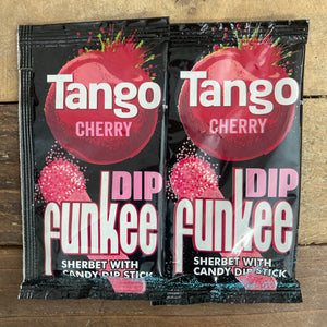 48x Tango Funkee Dip Fruity Sherbet with Candy Dip Stick Bags (48x15g)