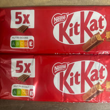 10x KitKat 4 Finger Milk Chocolate Bars (2 Packs of 5x41.5g)