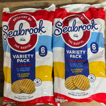 12x Seabrook Variety Crisps Bags (2x Packs of 6x25g)