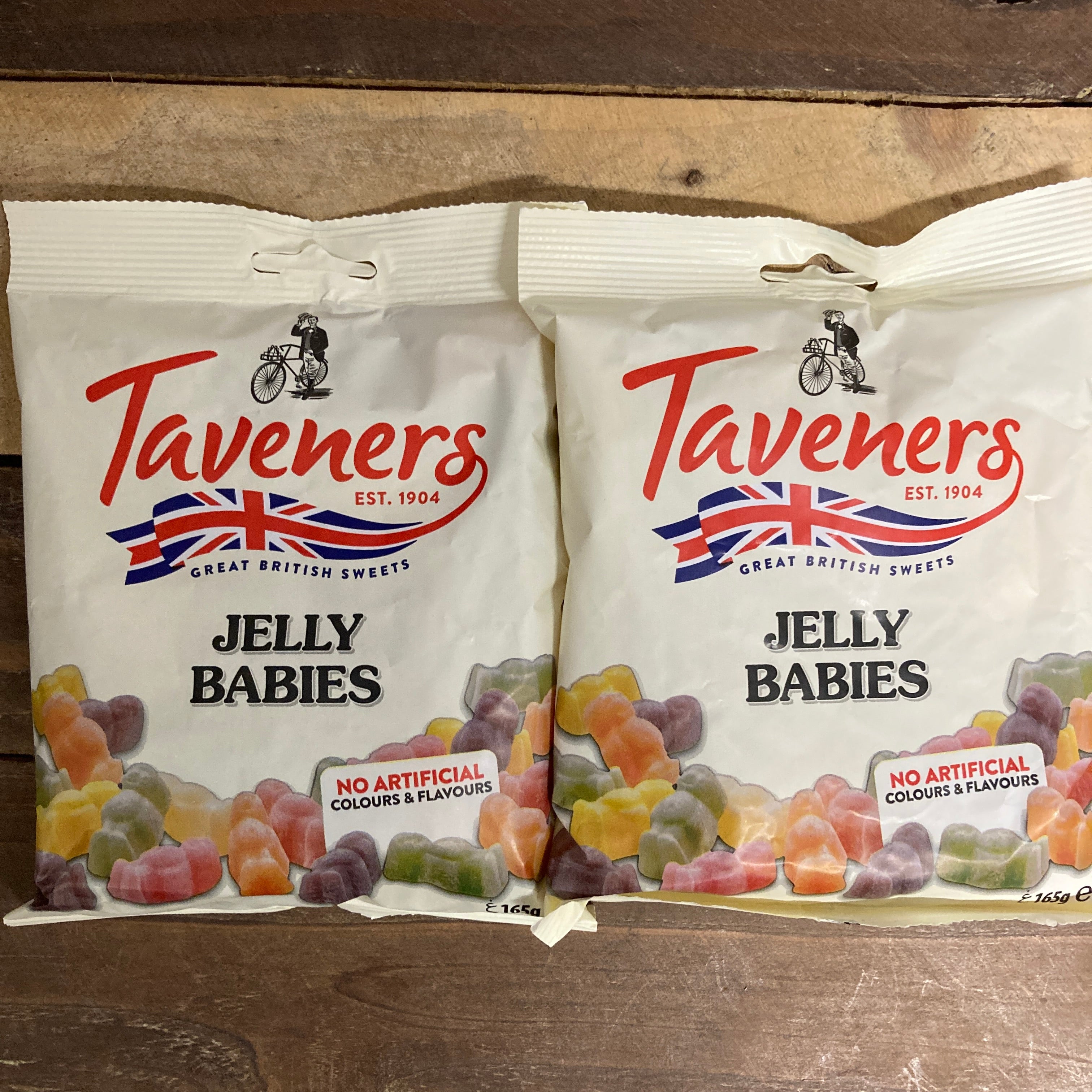 3x Taveners Jelly Babies Bags (3x165g) Low Price Foods Ltd
