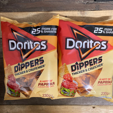 Doritos Dippers Tortilla Chips Paprika Share Bags