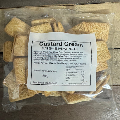 Low Price Custard Cream Broken Biscuits 300g