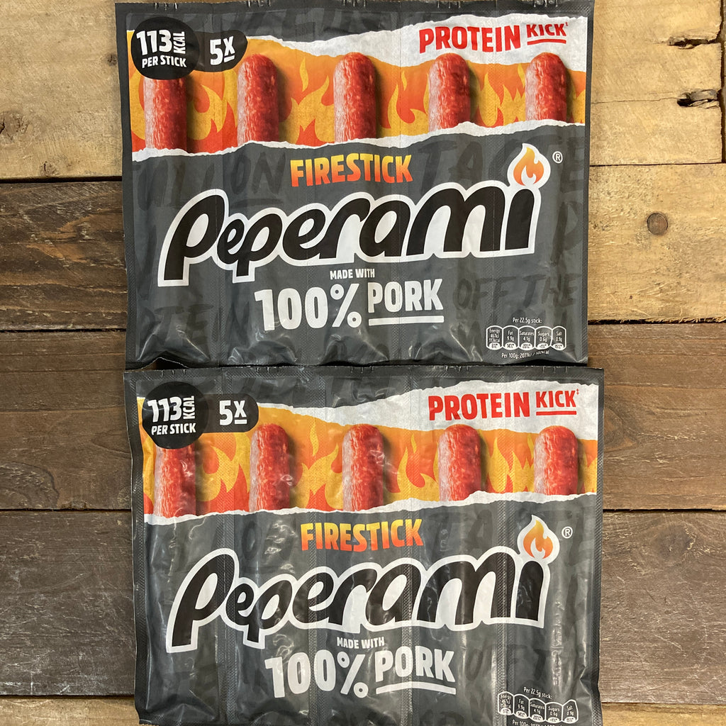 10x Peperami Firesticks (2 Packs of 5x22.5g) & Low Price Foods Ltd