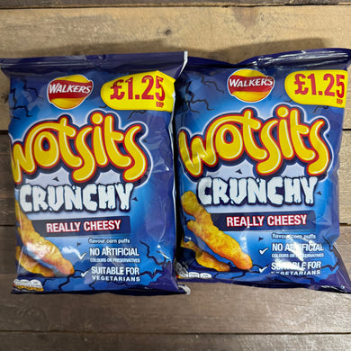 3x Wotsits Crunchy Really Cheesy Snacks Share Bags (3x60g)