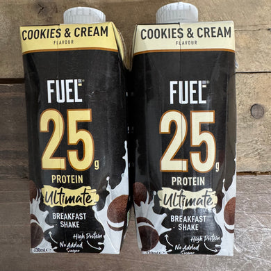 FUEL10K Cookies & Cream High Protein Breakfast Shake