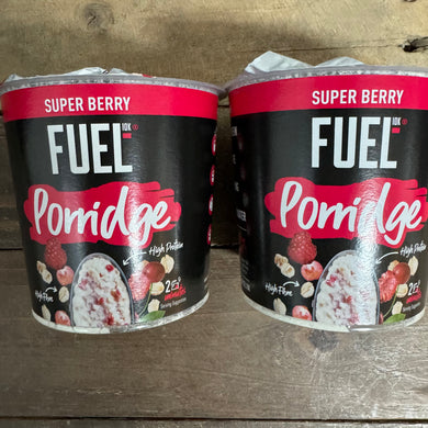 FUEL10K High Protein Super Berry Porridge Pots