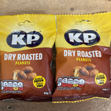 4x KP Dry Roasted Peanut Bags (4x80g)