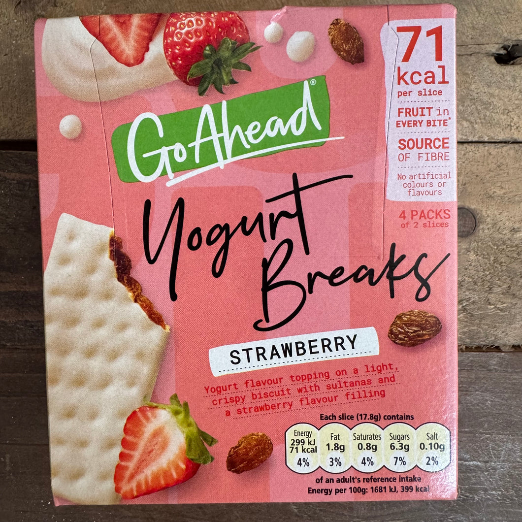 Go Ahead Strawberry Fruit Yogurt Breaks Snack Packs
