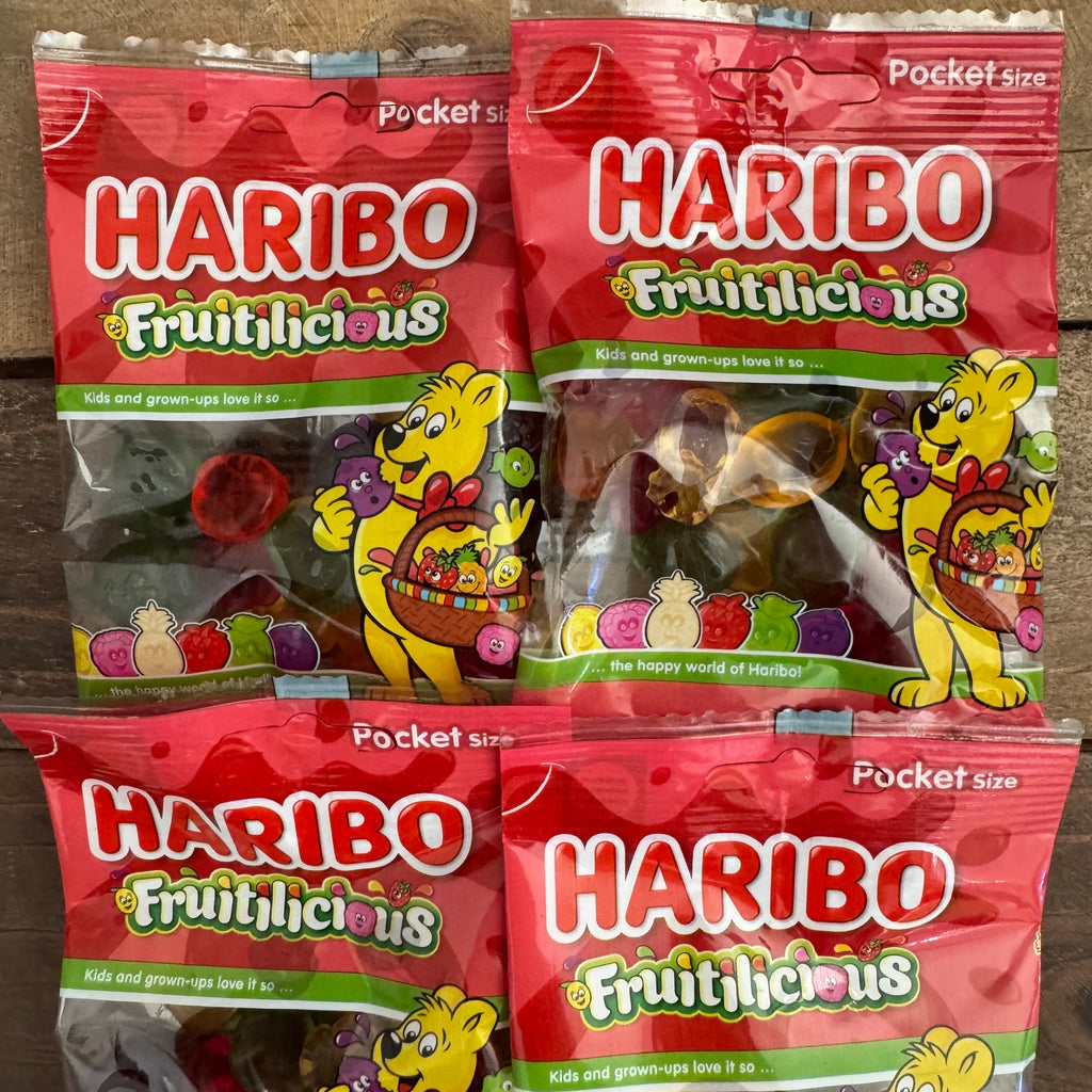 12x Haribo Fruitilicious Bags (12x42g) & Low Price Foods Ltd