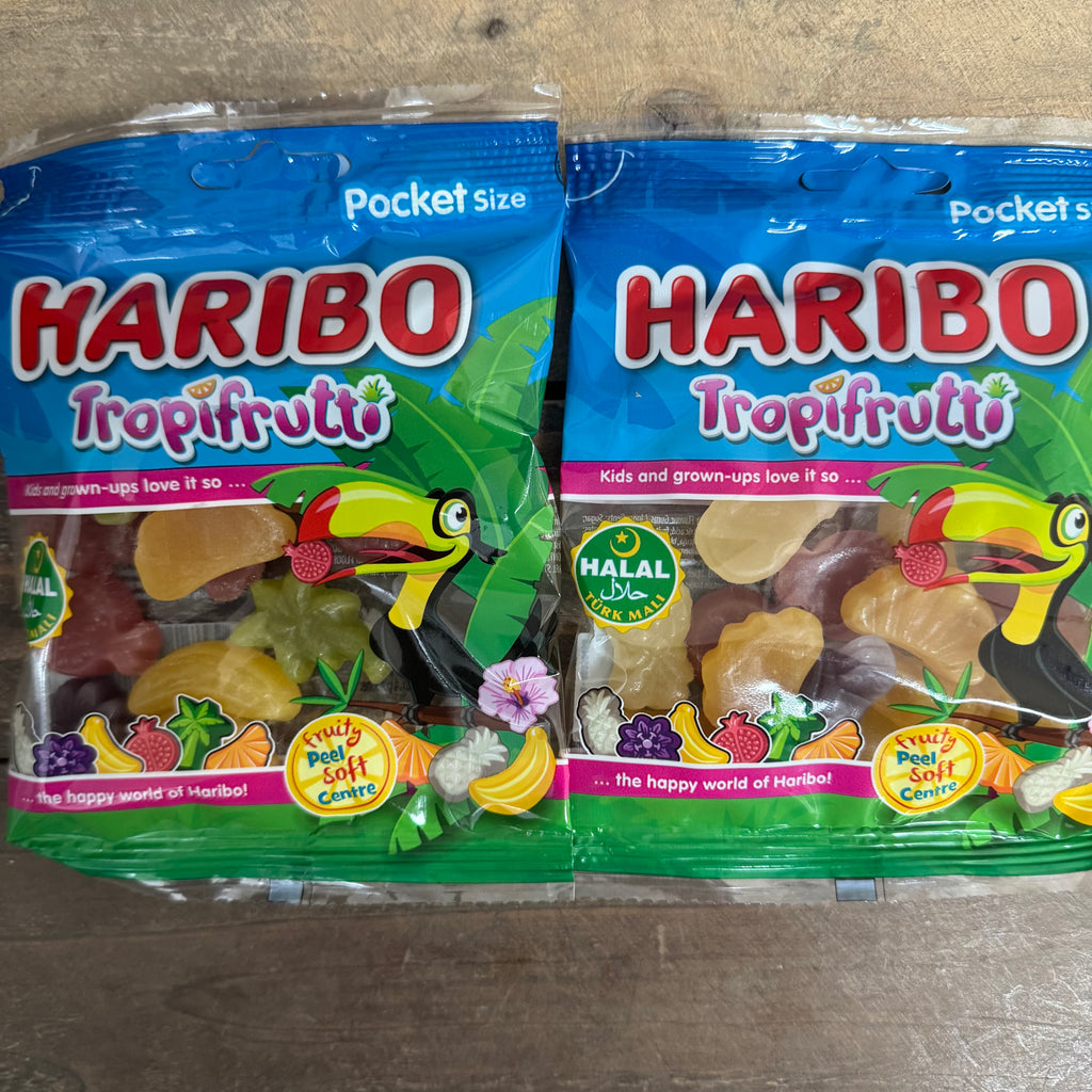 3x Haribo Tropifrutti Jelly Sweets Bags (3x100g) & Low Price Foods Ltd