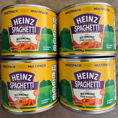 Heinz Spaghetti & Richmond Sausages