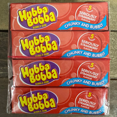Hubba Bubba Seriously Strawberry Chewing Gum