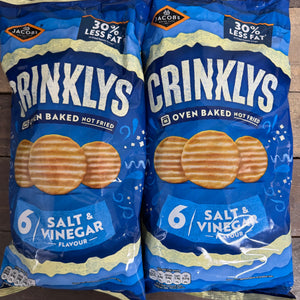 Jacob’s Crinklys Salt & Vinegar Snacks