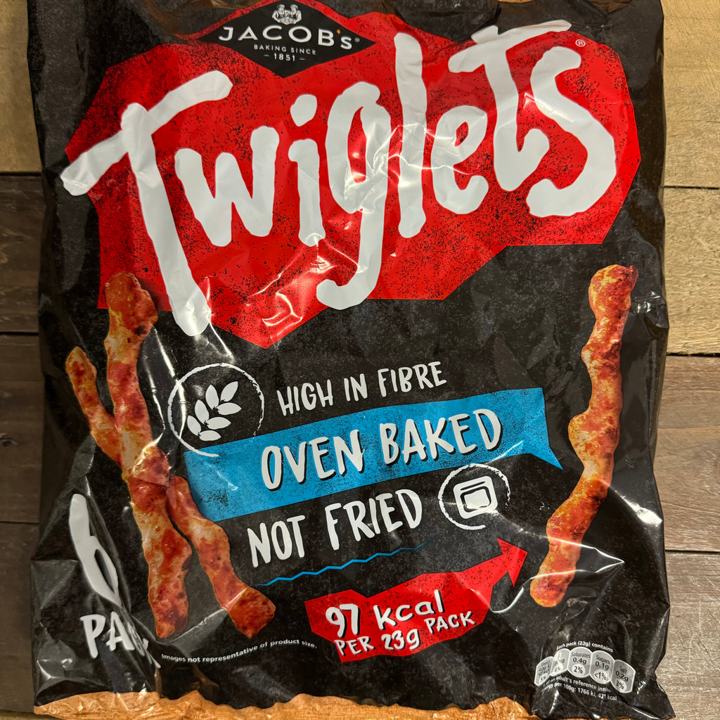 12x Jacob's Twiglets Original Snack Bags (2 Packs of 6x23g) & Low Price ...