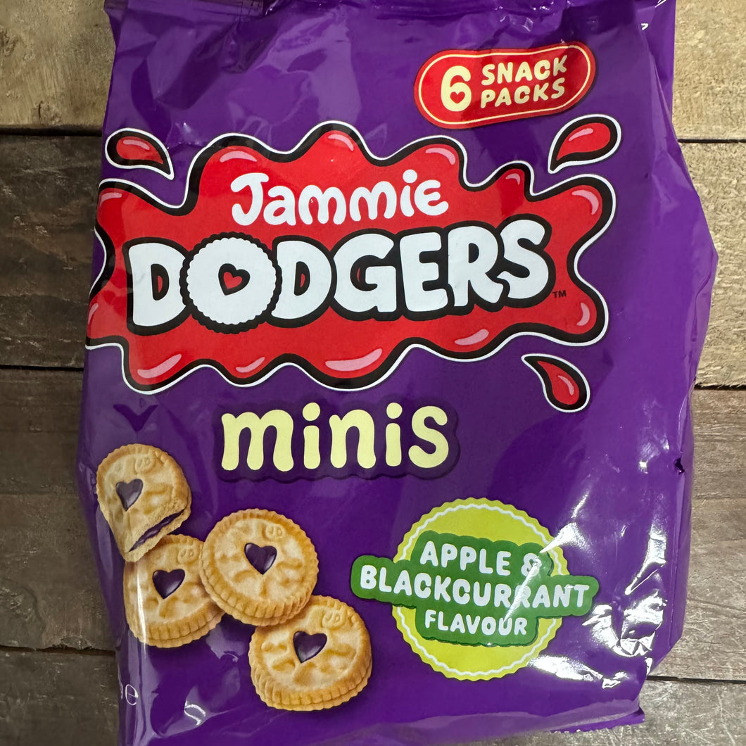 Jammie Dodgers Apple & Blackcurrant Minis Snack Packs