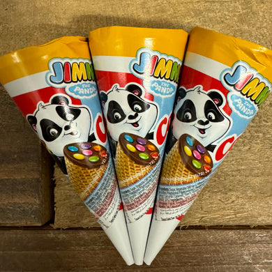 Jimmy The Panda Hazelnut Creme Wafer Cornets
