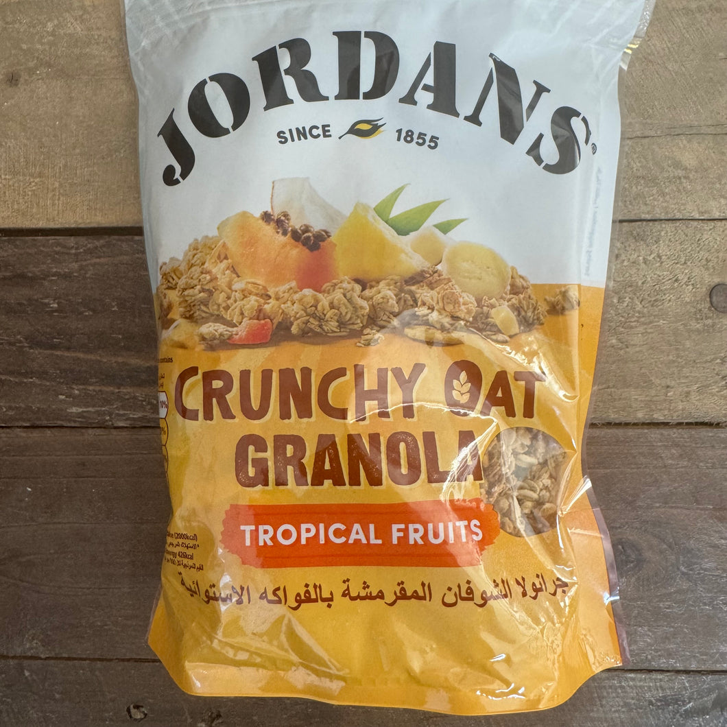 Jordans Crunchy Oat Granola Tropical Fruits Cereal