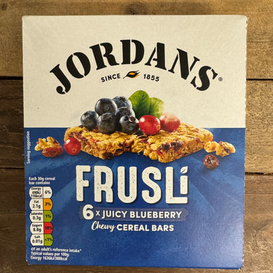 Jordans Frusli Juicy Blueberries Chewy Cereal Bars