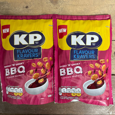 KP Flavour Kravers Sweet N Smokey BBQ Peanuts 
