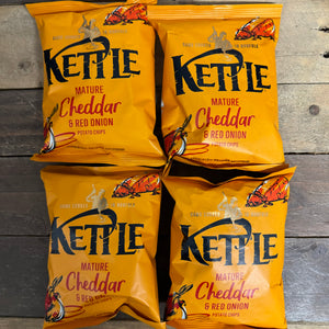 Kettle Chips Mature Cheddar & Red Onion Crisps