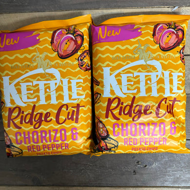 Kettle Ridge Cut Chorizo & Red Pepper Crisps