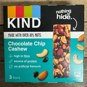 Kind Chocolate Chip Cashew Cereal Bars