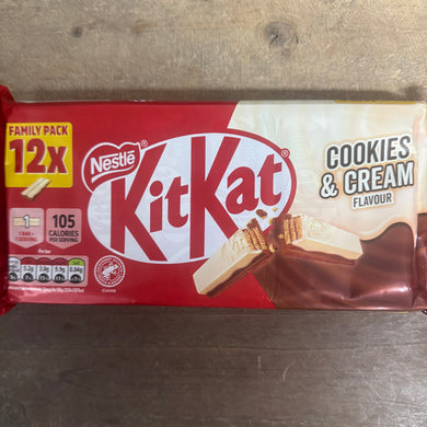 KitKat 2 Finger Cookies & Cream Chocolate Biscuit Bars