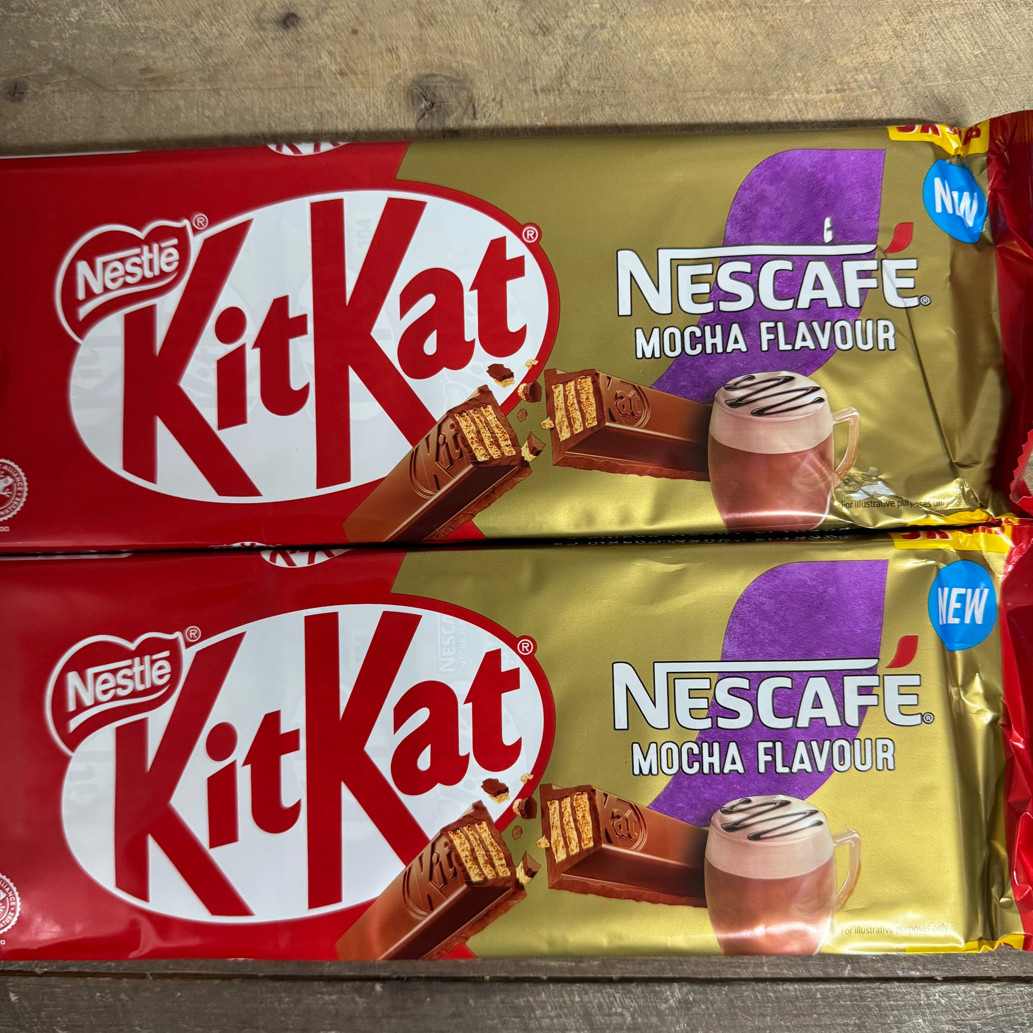 18x KitKat 2 Finger Nescafe Mocha Bars (2 Packs of 9x20.7g) | Low