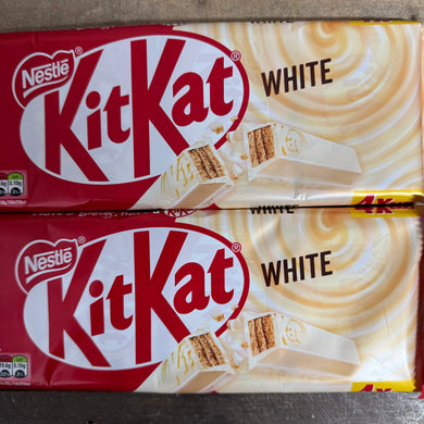 KitKat 4 Finger White Chocolate Bars